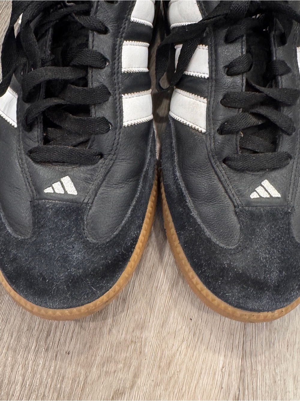 Adidas Samba Millennium Indoor Soccer Shoe Men’s Size 8.5  Black White - Picture 2 of 9